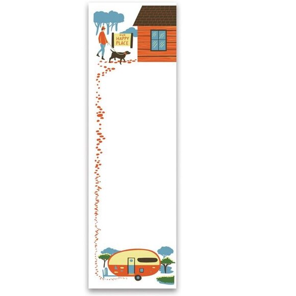Magnetic List Pad - Makes You Happy – Natural Life Magnetic List Notepad - Our Happy Place - Primitives by Kathy